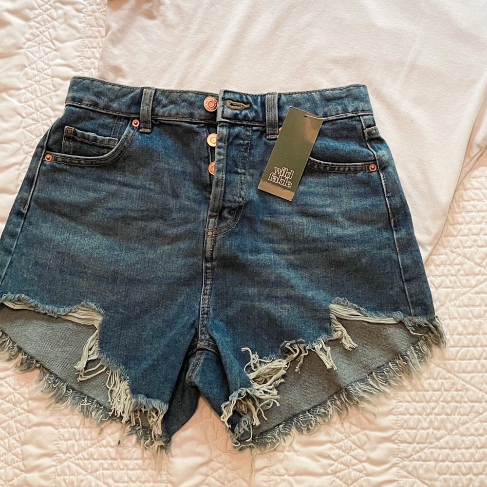 High waisted Button fly Wild Fable shorts